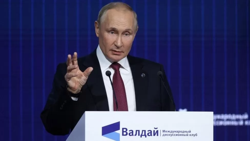 REUTERS / President Putin said "the future world order is being formed before our eyes"