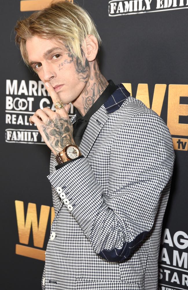 Singer and actor Aaron Carter has reportedly died at age 34. Picture: Presley Ann/Getty Images for WE TV
