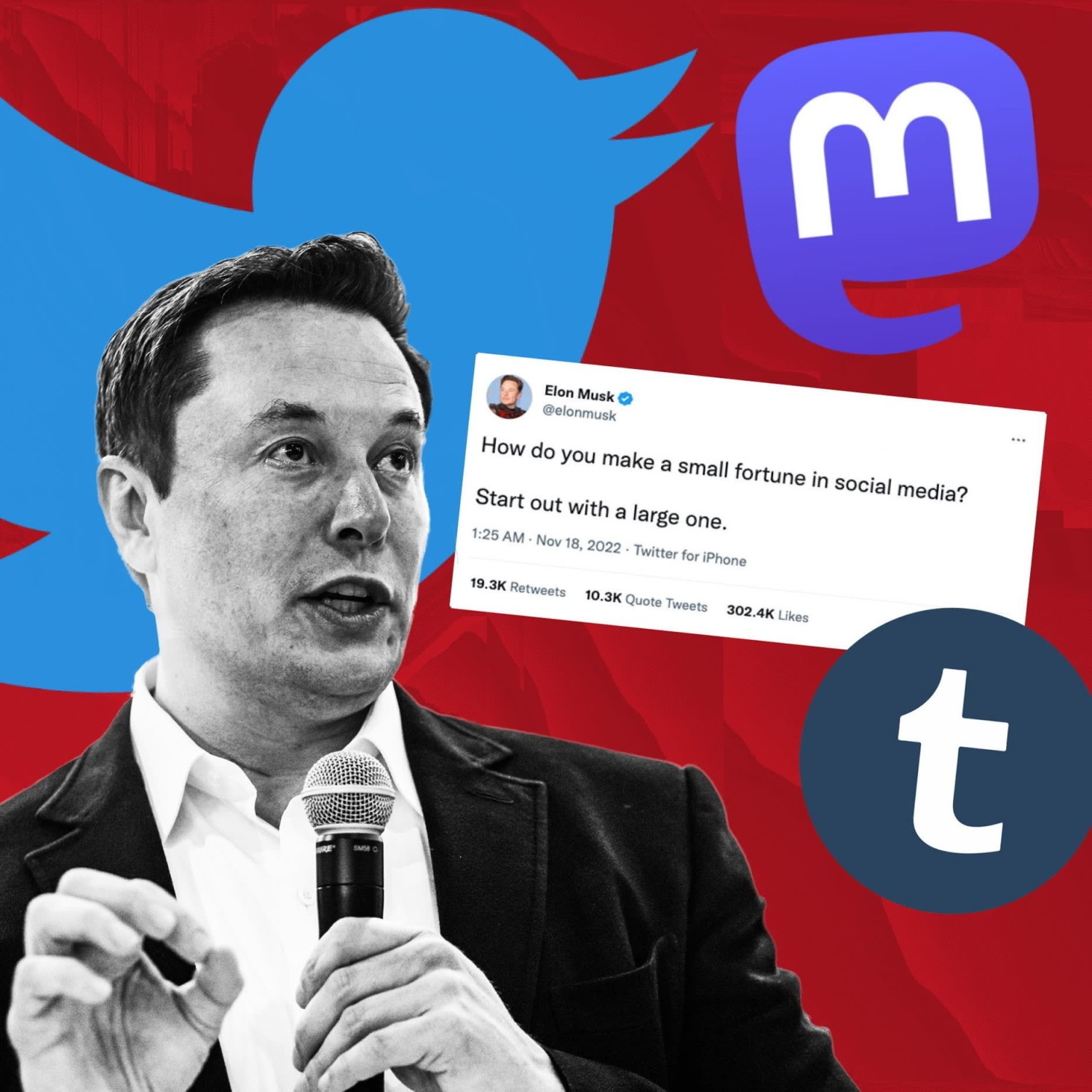 Elon Musk’s chaotic reign boosts Twitter — and its smaller rivals