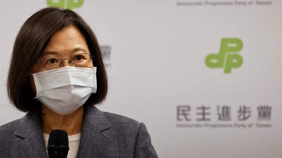 Taiwan's President Tsai Ing-wen quits as party chair after local elections