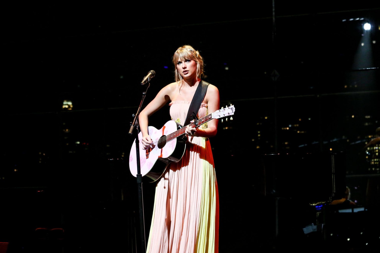 Taylor Swift at Jazz at Lincoln Center in 2019.Credit...Krista Schlueter for The New York Times