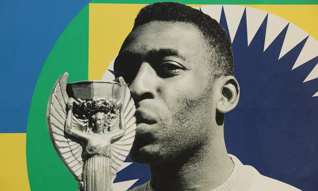 Pelé led Brazil to World Cup glory in 1958, 1962 and 1970. Photograph: Mark Metcalfe/FIFA/Getty Images