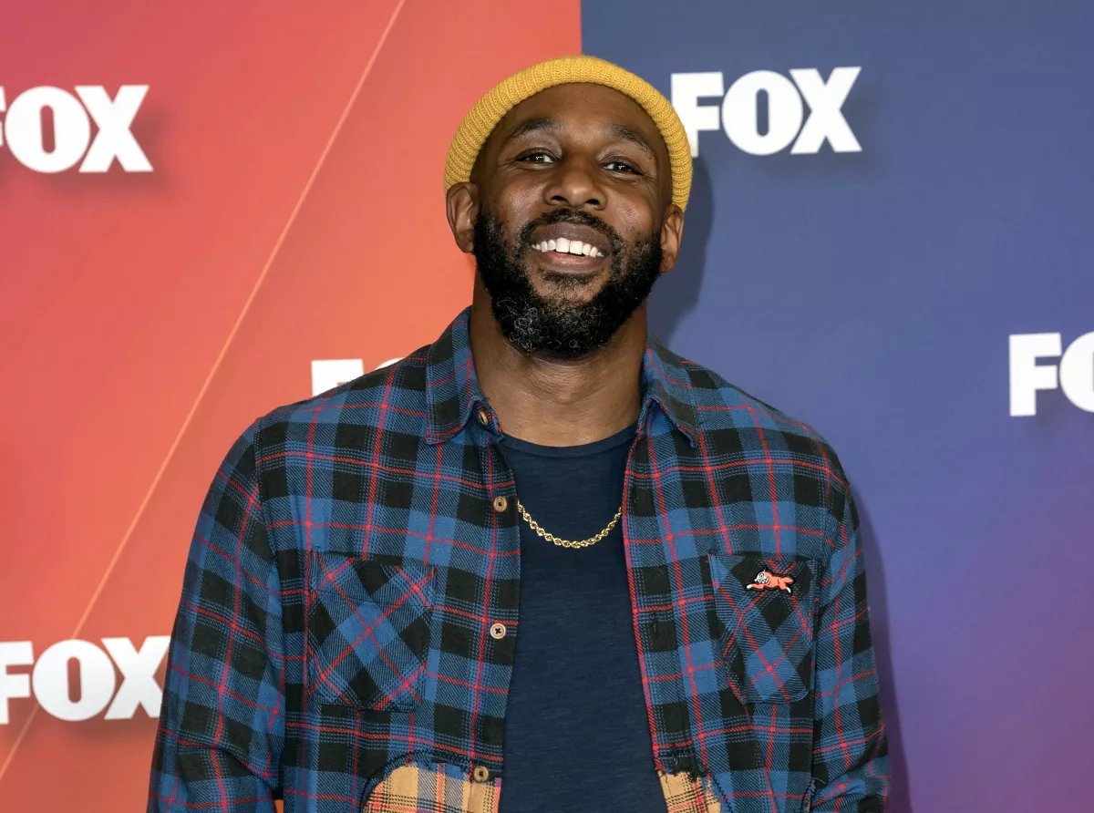 Stephen “Twitch” Boss appeared at the Fox Upfront presentation in New York on May 16, 2022. (Christopher Smith / Invision / AP)