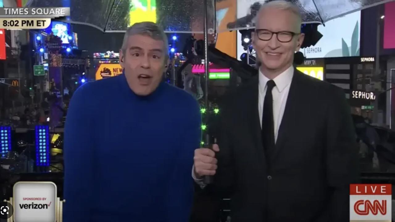 Cohen and Cooper hosted CNN’s New Year’s Eve coverage.