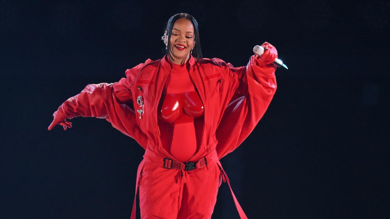 Rihanna wanted her son to see her up in lights. (Photo by ANGELA WEISS / AFP)