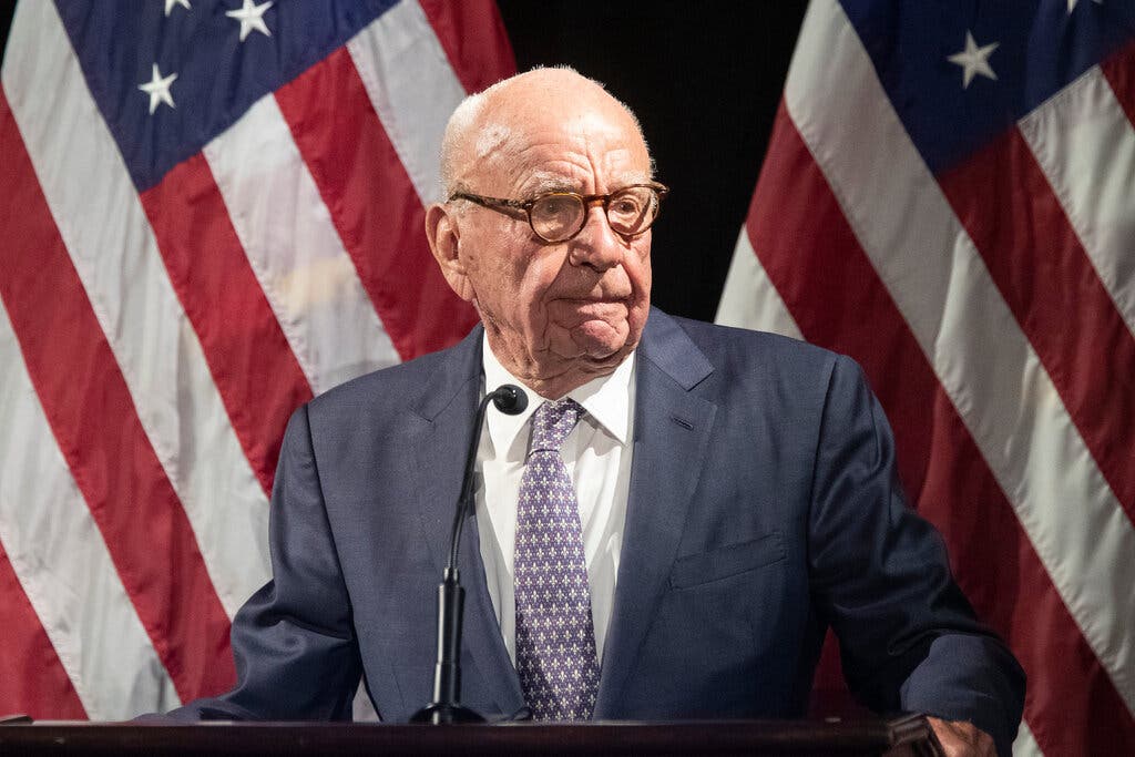 “I would have liked us to be stronger in denouncing it in hindsight,” Rupert Murdoch said of the election fraud narrative.Credit...Mary Altaffer/Associated Press