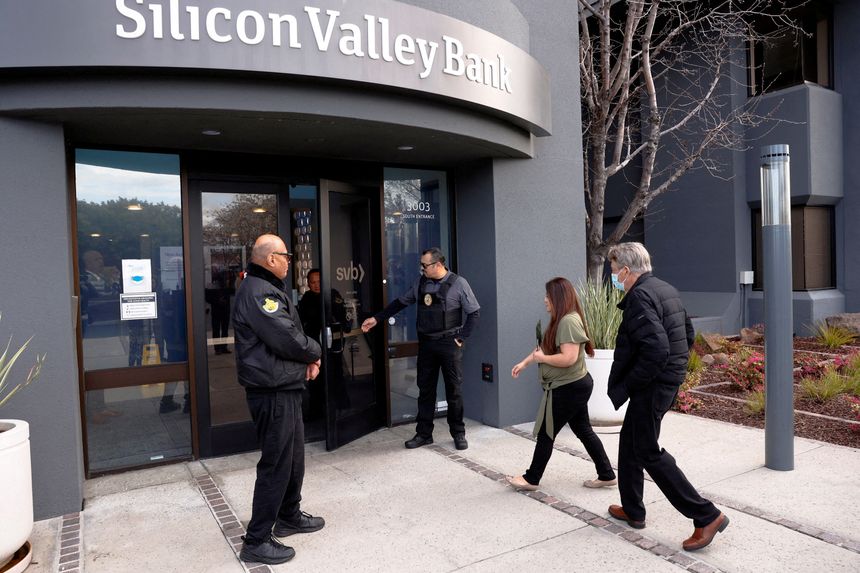 The acquisition of large parts of SVB comes as investors are on edge about the health of the financial system. PHOTO: BRITTANY HOSEA-SMALL/REUTERS
