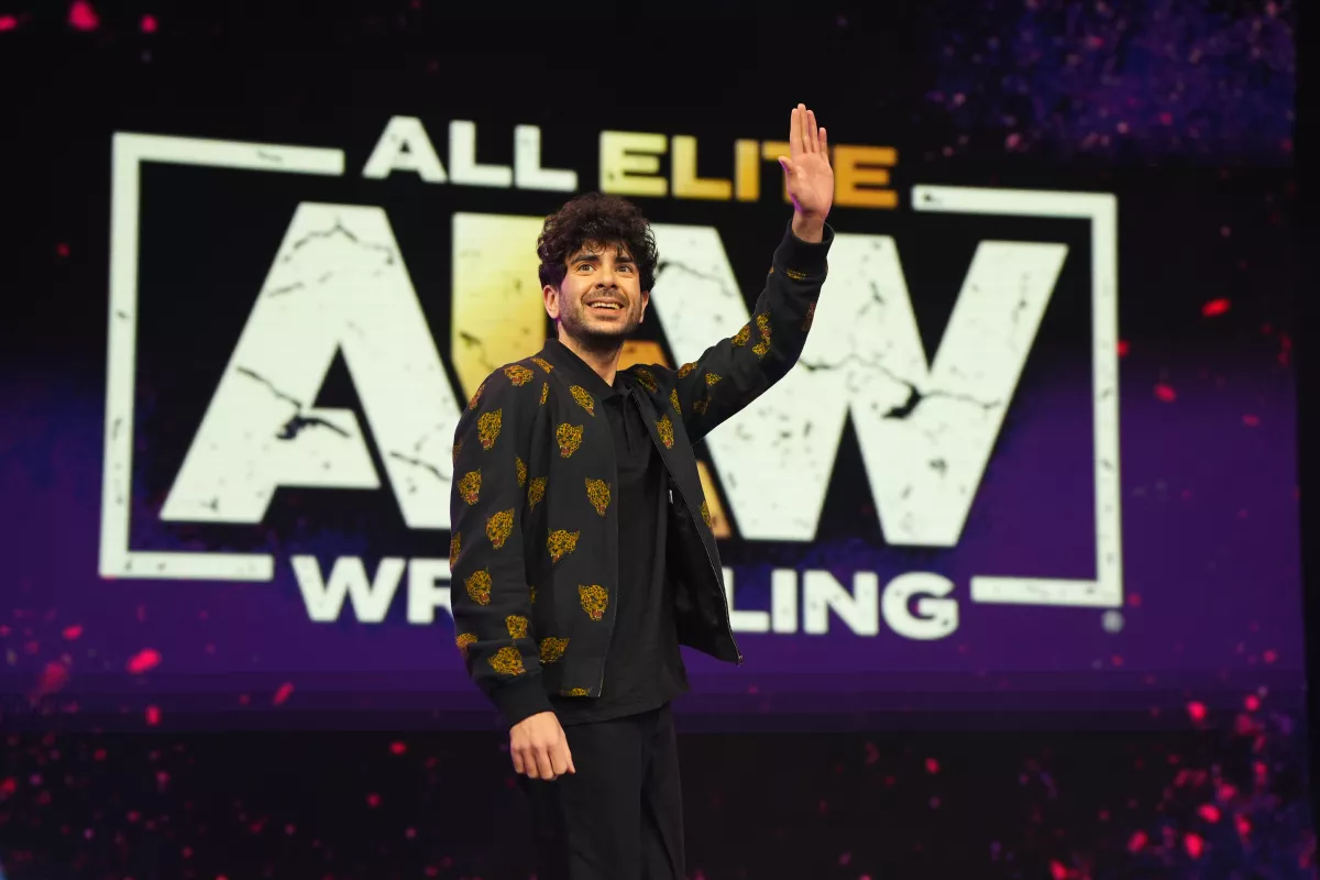Tony Khan owns AEW, the No. 2 wrestling promotion in the world.(AEW)