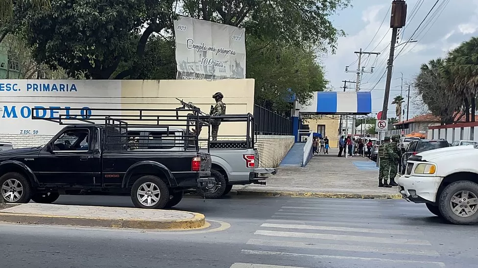 REUTERS / Mexican authorities search for evidence in Matamoros