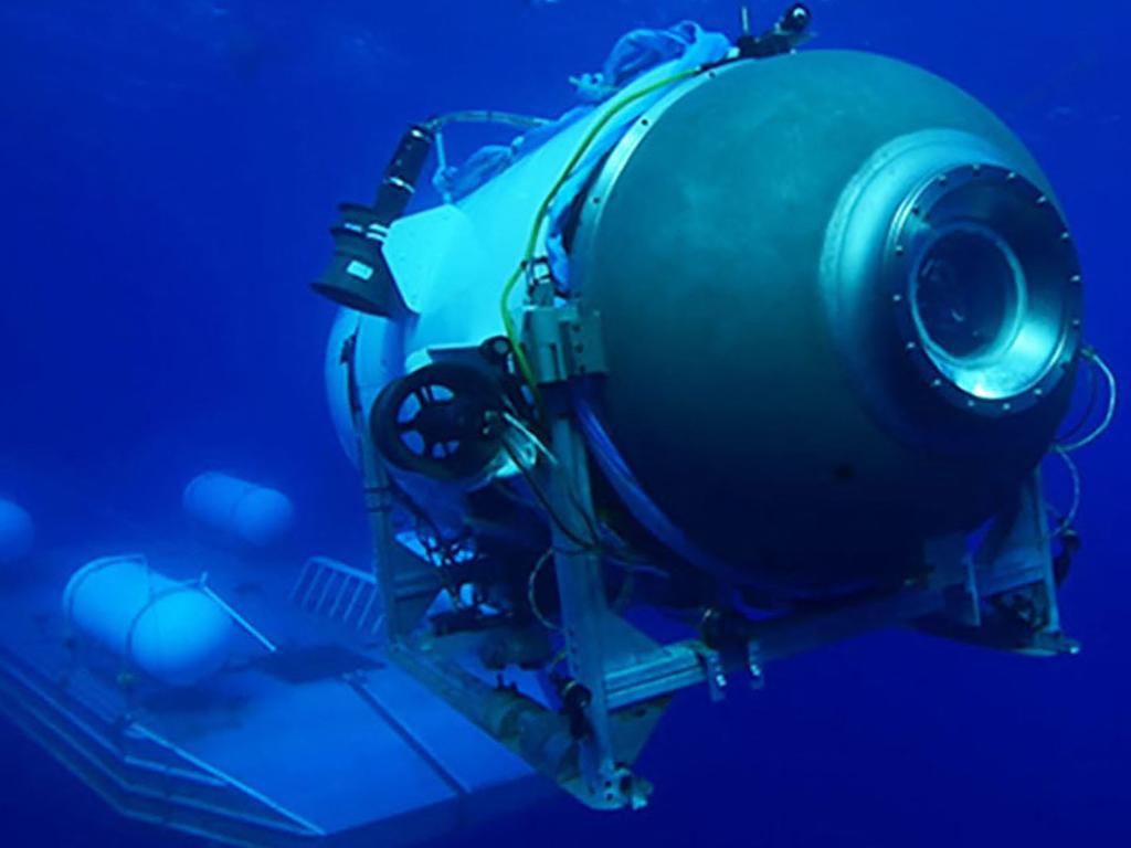 The missing Titan submersible. Picture: OceanGate Expeditions/AFP