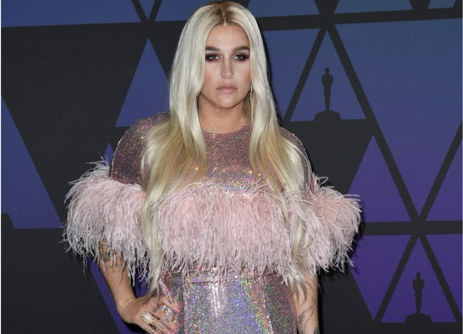Kesha has reflected on her near-death experience in a new interview with Self magazine. Picture: Valeries Macon/AFP