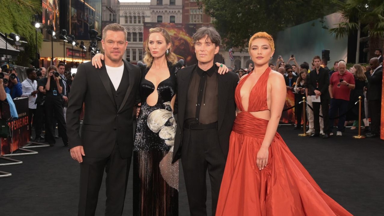 Matt Damon, Emily Blunt, Cillian Murphy and Florence Pugh all vanished from the Oppenheimer premiere. Picture: Eamonn M. McCormack/Getty Images for Universal Pictures