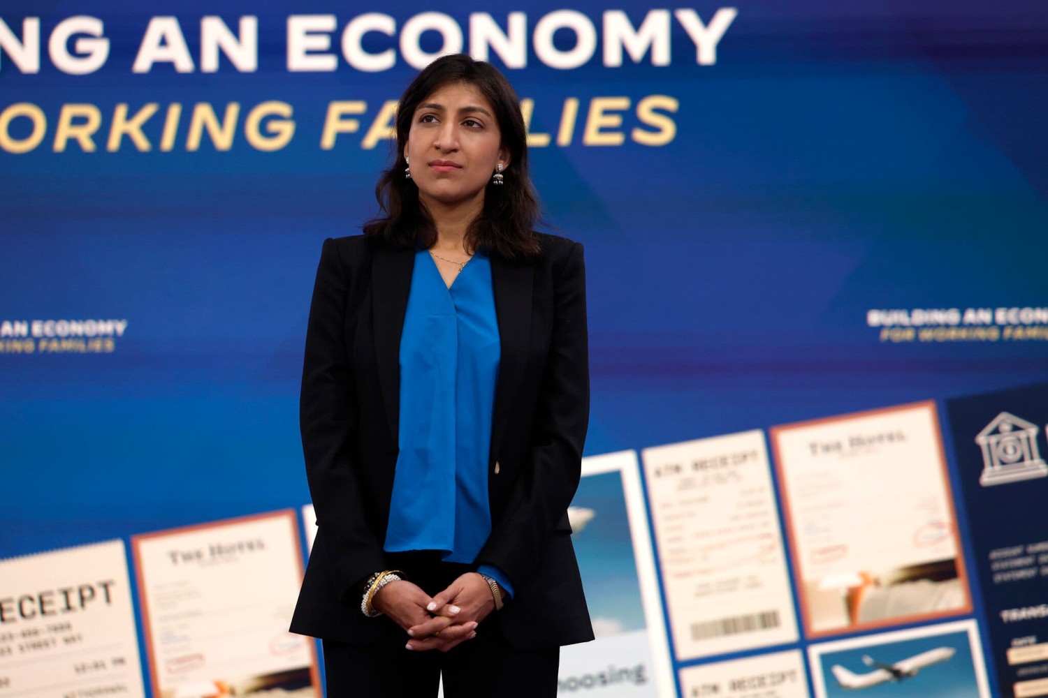 Lina Khan has argued that even legal defeats could result in tougher antitrust enforcement, but recent rulings have emboldened her critics.Credit...Anna Moneymaker/Getty Images