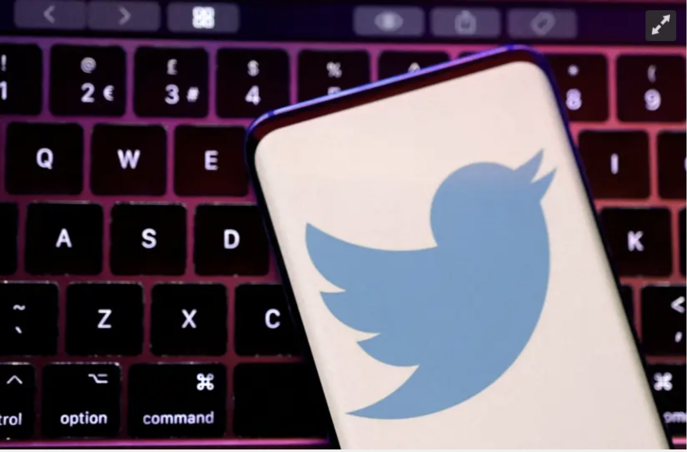 Twitter app logo is seen in this illustration taken, August 22, 2022 (credit: REUTERS/DADO RUVIC/ILLUSTRATION)