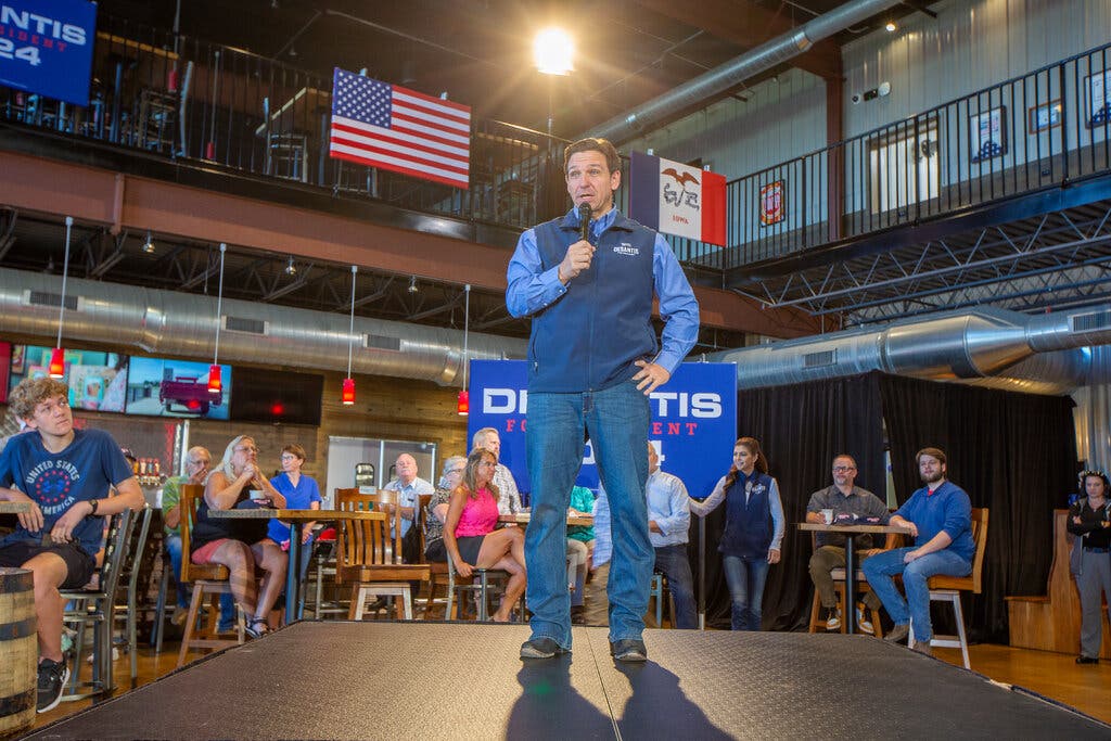 For weeks, Gov. Ron DeSantis of Florida has been making changes to his struggling presidential campaign.Credit...Rachel Mummey for The New York Times