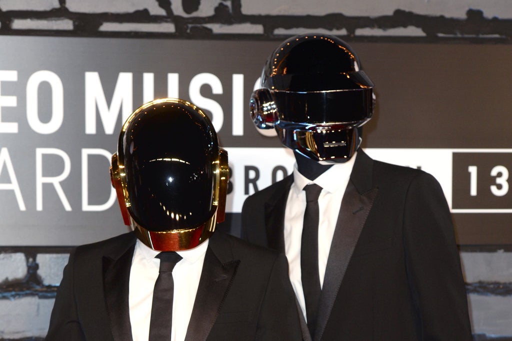Electronic musicians Daft Punk adopted robotic personas / Doug Peters / PA
