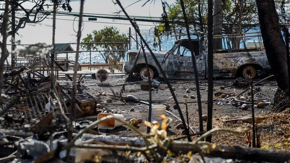 GETTY IMAGES | The vast majority of Lahaina's wreckage is yet to be searched