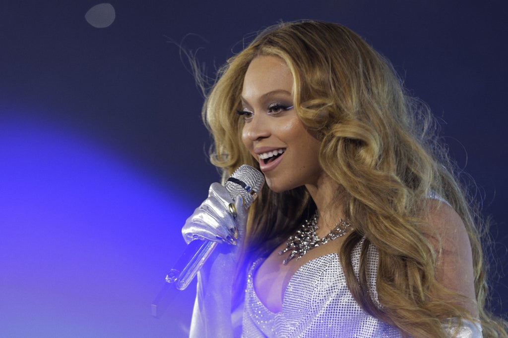 Beyoncé performing at the Principality Stadium in Cardiff / Andrew White / Live Nation/PA