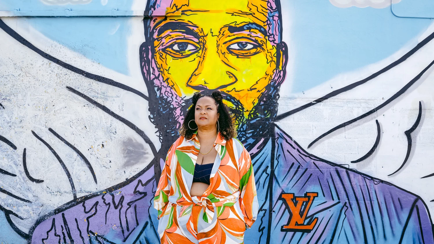 After a vacation to Florida, Abigail Dillon moved her family to Miami. Dillon, pictured in the city’s Wynwood arts district, is one of hundreds of thousands of people who became Floridians since 2020. Melody Timothee for Vox