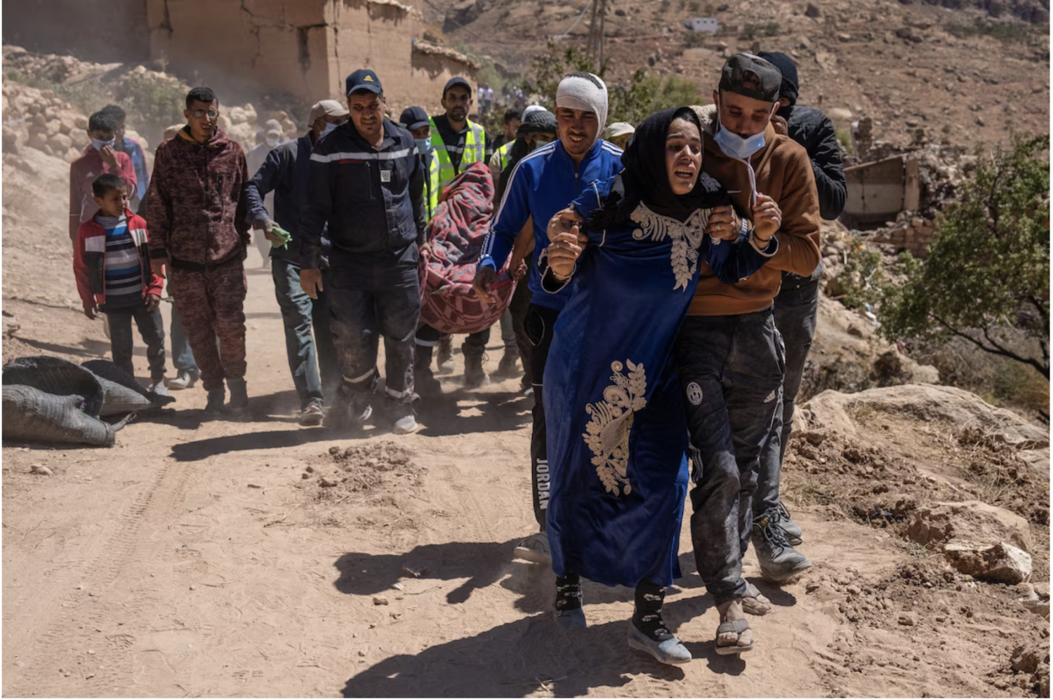In Morocco’s quake-decimated villages, rescuers find only bodies