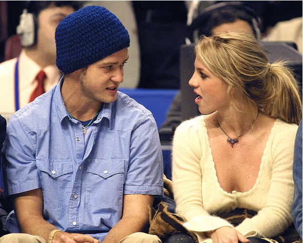 Britney Spears and Justin Timberlake in 2002. Photograph: Tom Mihalek/AFP/Getty Images