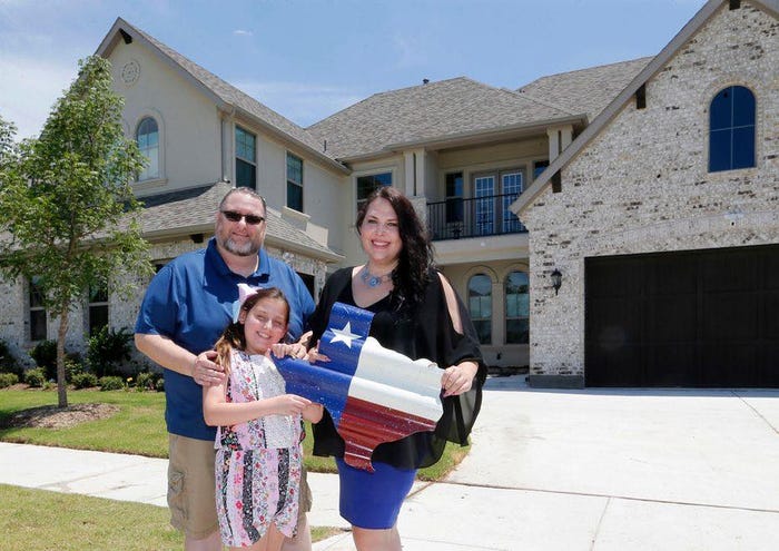 Marie Bailey and her family moved to Prosper, Texas in 2017, where she is now a realtor helping other Californians make the move to The Lone Star State. Courtesy of Marie Bailey