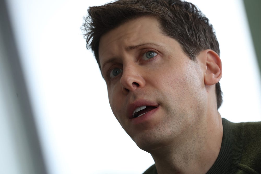 OpenAI CEO Sam Altman was fired by the company's board on Friday. Justin Sullivan/Getty Images