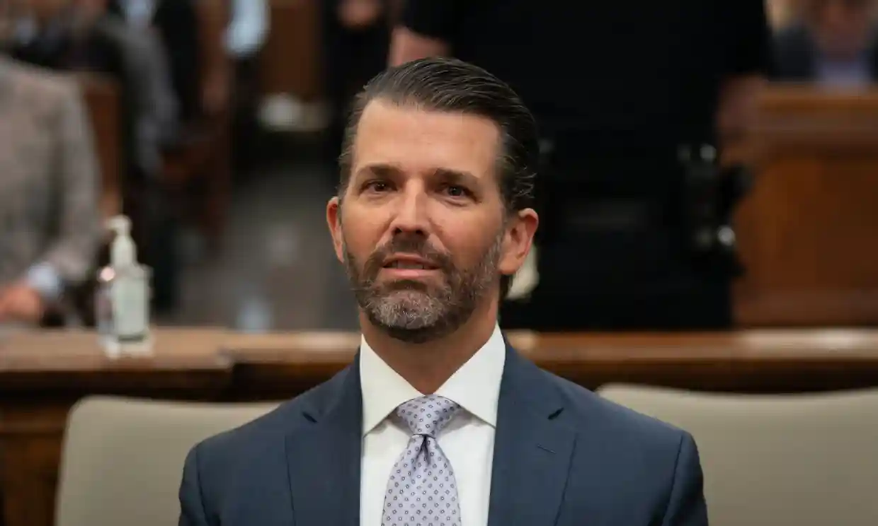 Donald Trump Jr said his father had ‘built some of the most incredible assets in the world’. Photograph: Adam Gray/UPI/Shutterstock