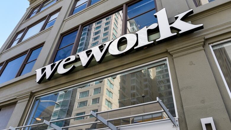 WeWork has filed for Chapter 11 bankruptcy protection, marking a stunning fall for the office sharing company, which promised to upend the way people went to work around the world. (Kate Munsch/Reuters)