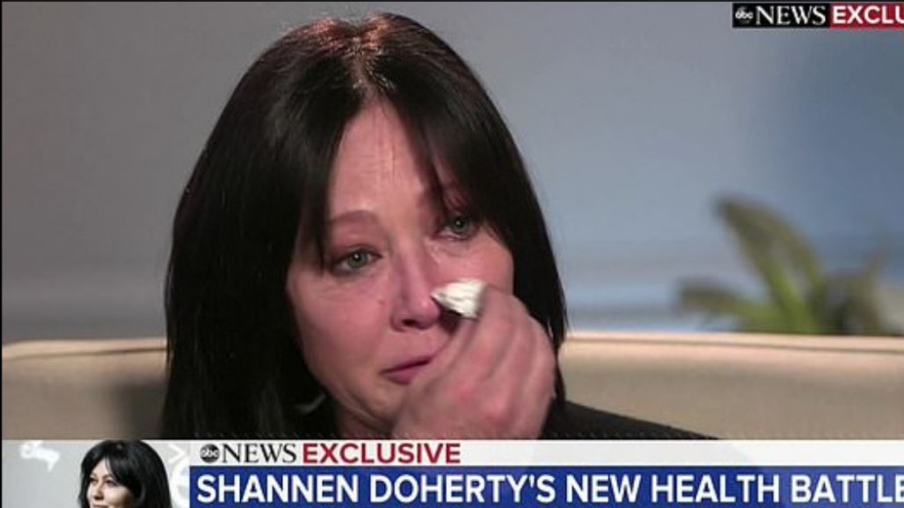 Shannen Doherty has revealed that she needs to try and survive for another “five years” in a bid to find new treatments. Picture from ABC News.
