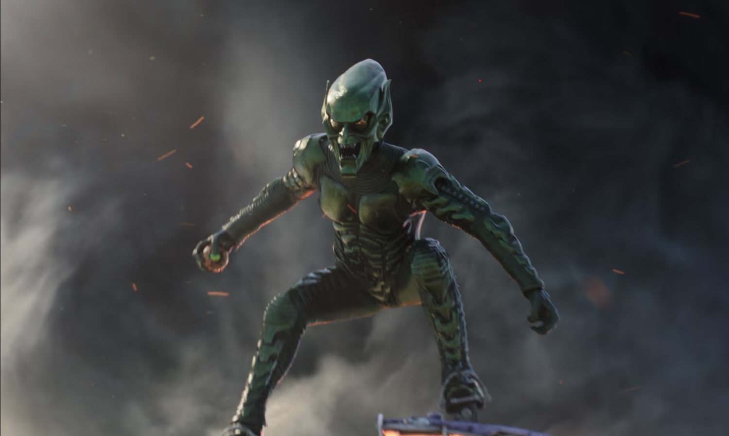 Still capable of coming off the bench to score the winning goal … Willem Dafoe as Green Goblin in Spider-Man: No Way Home. Photograph: Courtesy of Sony Pictures