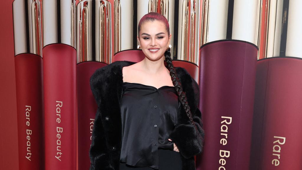Selena Gomez celebrates the launch of Rare Beauty's Soft Pinch Tinted Lip Oil Collection on March 29, 2023 in New York City. Picture: Cindy Ord/Getty Images/AFP