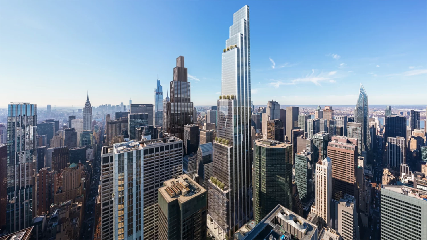 The skyscraper will be 62 stories high. Foster + Partners
