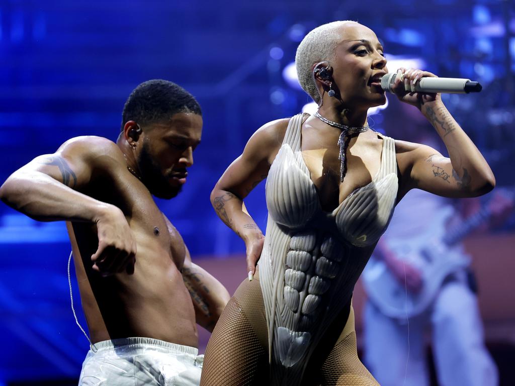 The rapper says her concerts and lyrics are not appropriate for children. Picture: Frazer Harrison/Getty Images
