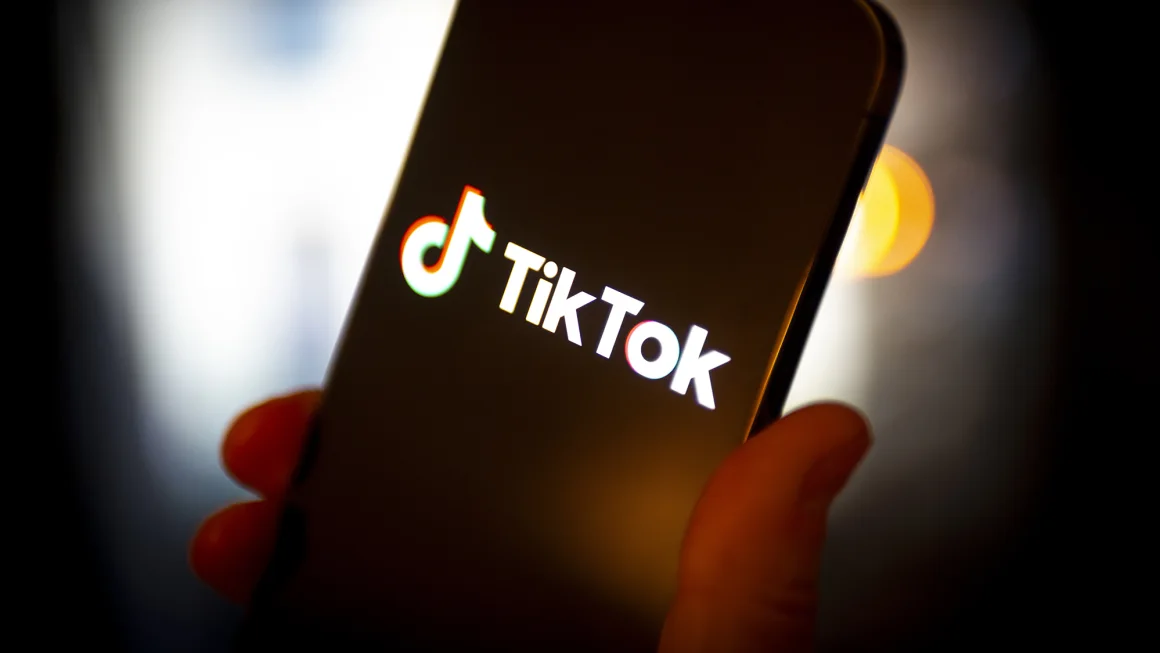 The TikTok logo is seen on a mobile device in this photo illustration on 16 March, 2024 in Warsaw, Poland. Jaap Arriens/NurPhoto/Getty Images