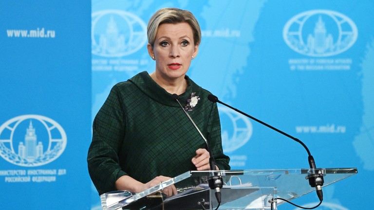 Russian Foreign Ministry spokeswoman Maria Zakharova. © Sputnik/Sergey Guneev