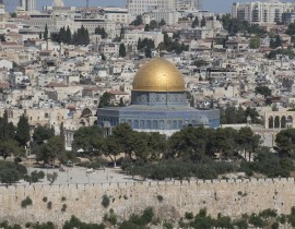 A view of the Al-Aqsa compound (Temple Mount) in Jerusalem's Old City on July 14, 2017. The rock over which the shrine was built is sacred to both Muslims and Jews and the Al-Aqsa Mosque is the third holiest site in the world in Islam. According