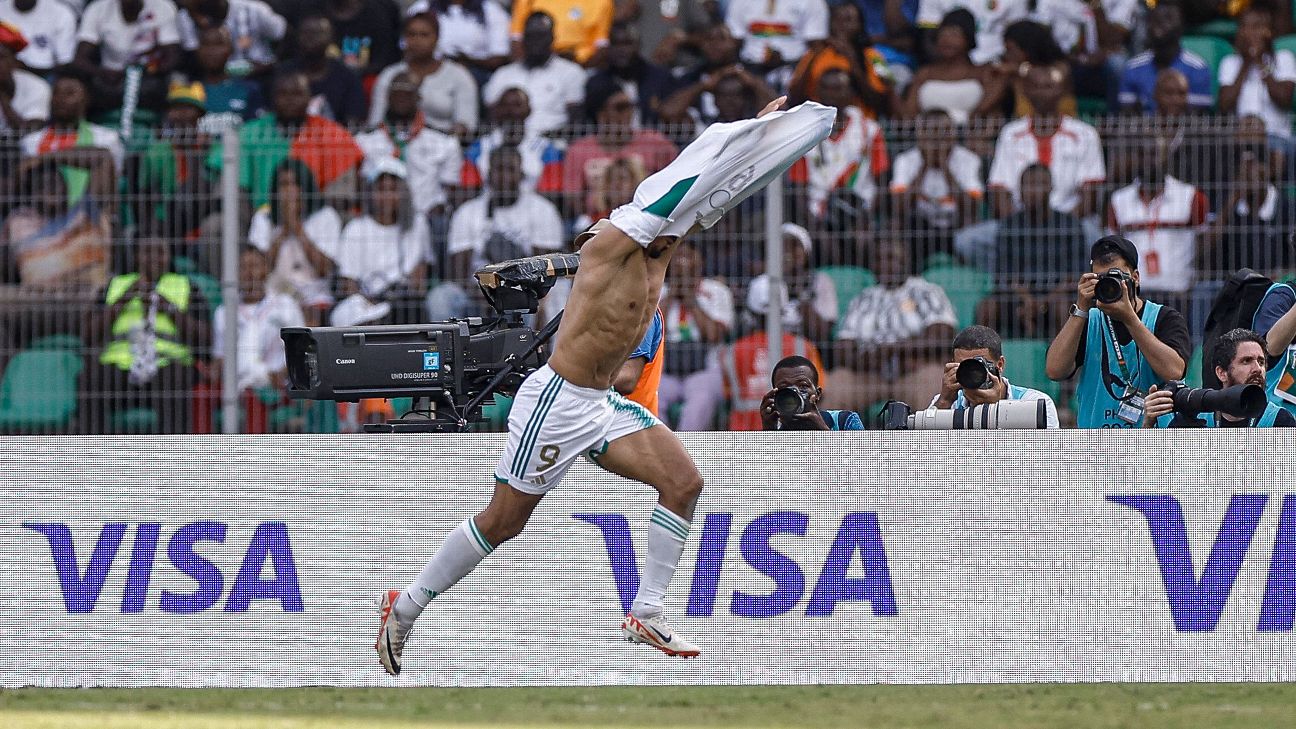 Late equaliser keeps Algeria hopes alive at Cup of Nations